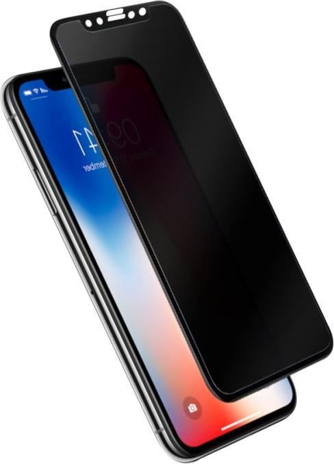Produktbild Kapsolo Blickschutzfilter Displayglas - vollflächiges gehärtetes Privacy Schutzglas / Te (10 Stück, Apple iPhone 11 Pro Max, Apple iPhone XS Max)
