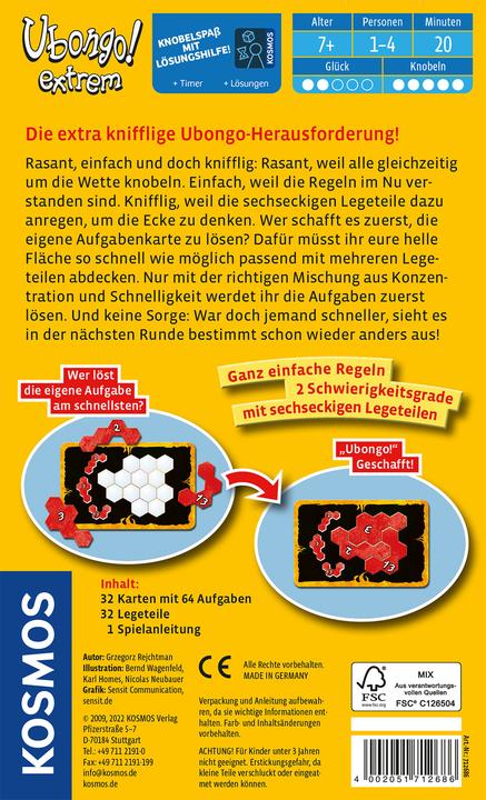 Produktbild Kosmos Ubongo! extrem (Deutsch)