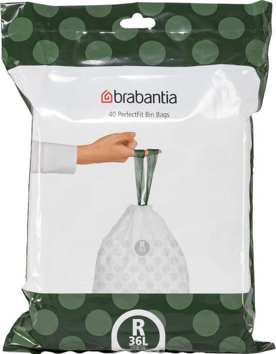 Image du produit Brabantia PerfectFit sac poubelle type R, 36 L, 30 pcs (40 x, 36 l)