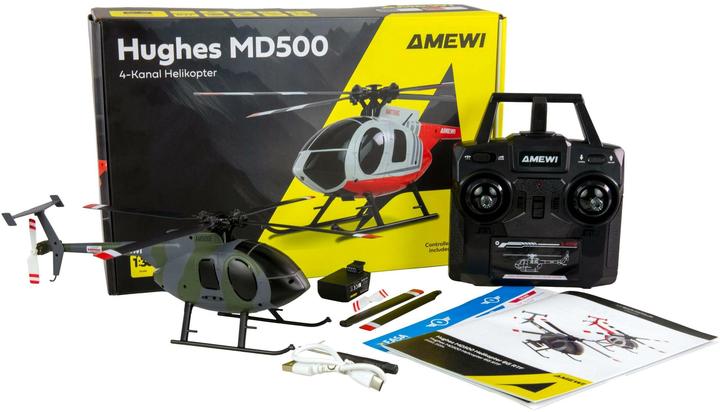 Image du produit Amewi RC Helikopter MD500 Li-Po Akku 350mAh militär