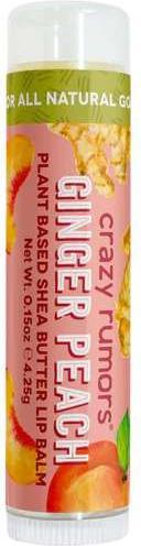 Actual product image Crazy Rumors Ginger Peach Lip Balm (Balm, 0.50 ml)