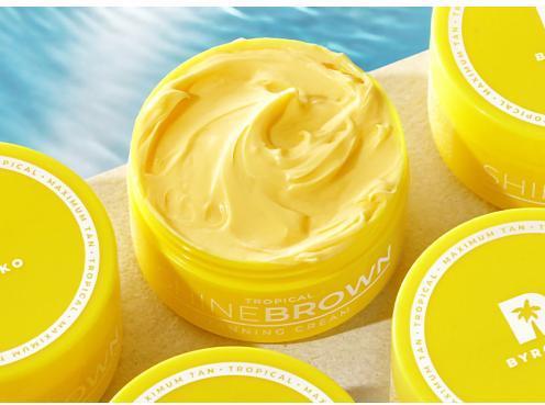 Immagine prodotto Byrokko Crema abbronzante tropicale Shine Brown (Crema solare, 190 ml, 190 g)