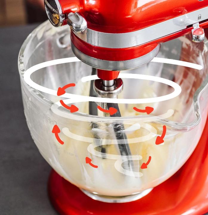 Produktbild Kitty Professional Profi-Flexirührer "Tornado" kompatibel mit KitchenAid 4,3 und 4,8 Liter