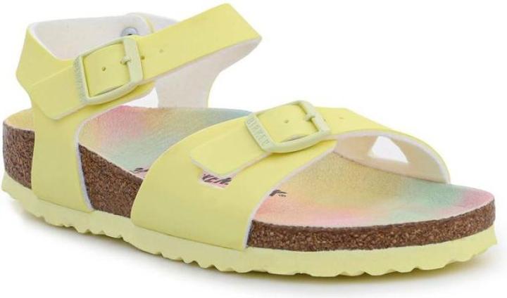 Actual product image Birkenstock Rio Kids Candy Ombre Yellow Jr Sandalen (30)