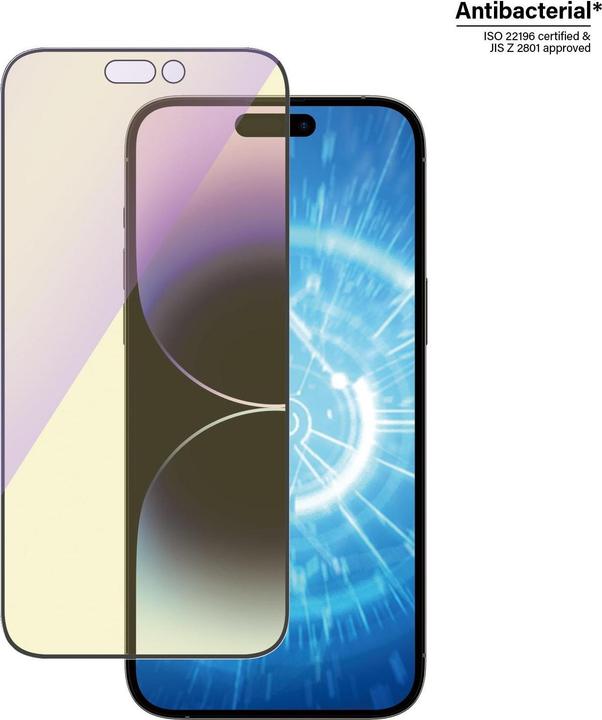 Produktbild PanzerGlass Ultra Wide Anti Bluelight (1 Stück, Apple iPhone 14 Pro Max)