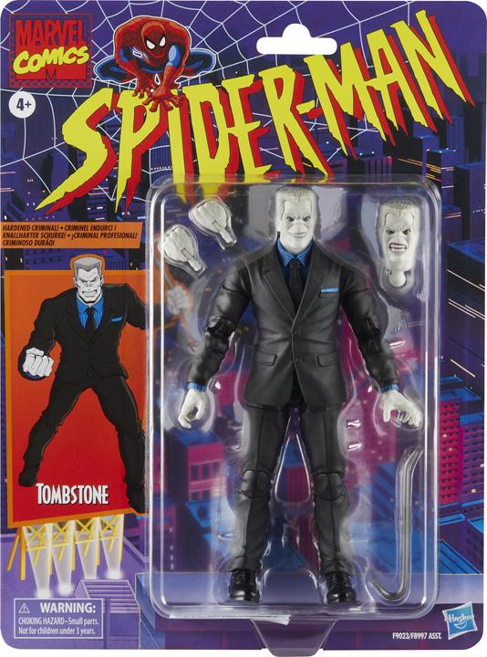 Actual product image Hasbro Spider-Man Comics Marvel Legends Action Figure Tombstone 15 cm