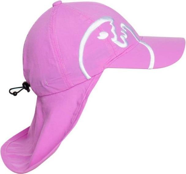 Immagine prodotto IQ-UV Berretto con protezione UV con protezione per il collo per bambini, rosa (1 pz) (Crema solare, SPF 50+)