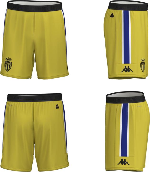 Actual product image Kappa Goalkeeper shorts AS Monaco Kombat Ryder Pro 2024/25 (L)