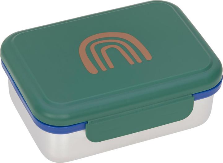 Image du produit Lässig Edelstahl Lunchbox Little Gang Regenbogen grün