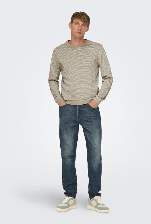 Produktbild Only & Sons Rundhalsausschnitt Pullover Strickpullover (XL)