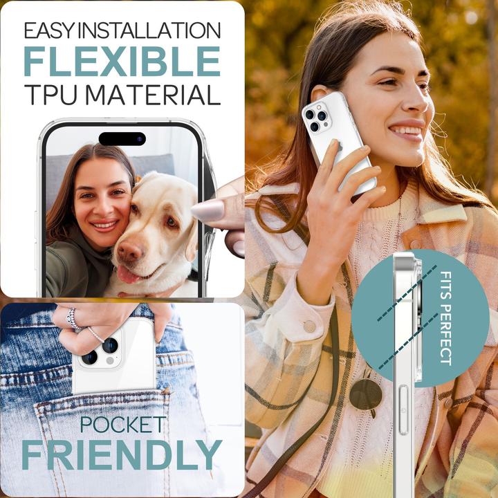 Produktbild Nalia Klare Transparente Silikon Hülle (Apple iPhone 16 Pro Max)