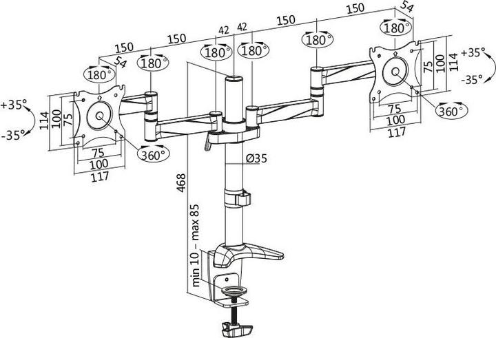 Produktbild LogiLink BP0077 (Tisch, 27")