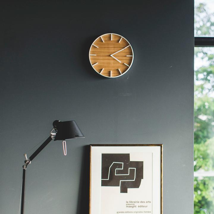 Actual product image Yamazaki Wall clock RIN (26.50 cm)