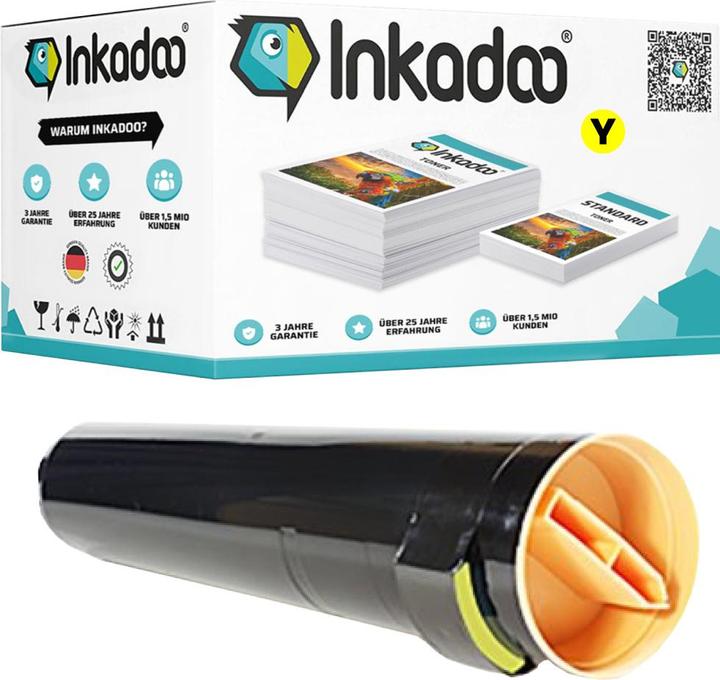Produktbild Inkadoo Kompatibel Toner für Xerox Phaser 7760 Series (Y)