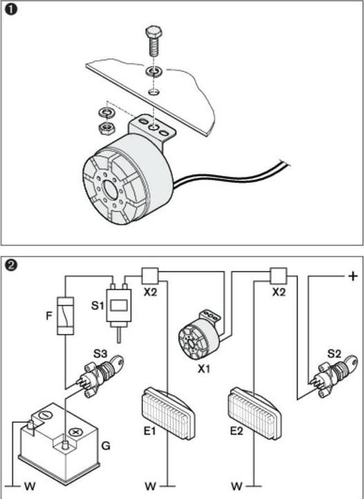 Produktbild Bosch Automotive Rückfahrwarner