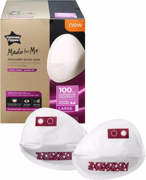 Tommee Tippee Coussinets d'allaitement jetables Made for Me (100 x)