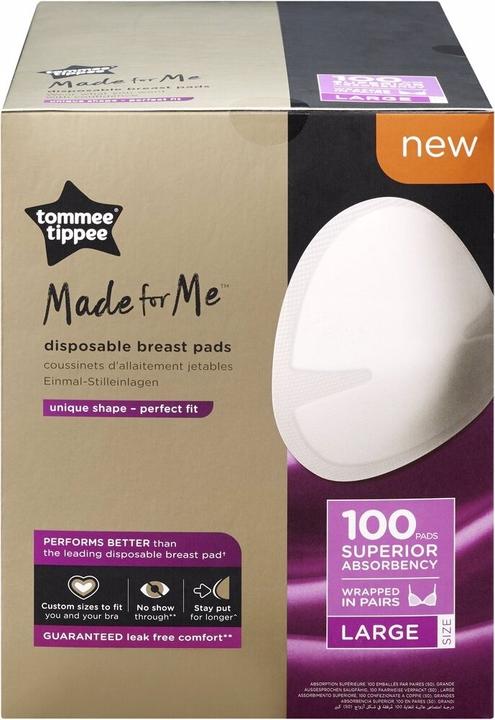 Image du produit Tommee Tippee Coussinets d'allaitement jetables Made for Me (100 x)
