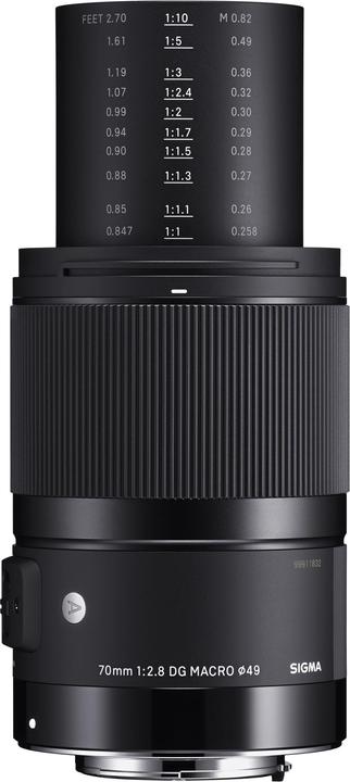 Produktbild Sigma 70mm f/2.8 EX DG MAKRO, Canon EF (Canon EF-S, Canon EF, Vollformat)