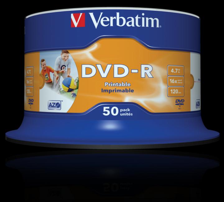 Actual product image Verbatim Dvd-R (50 x)