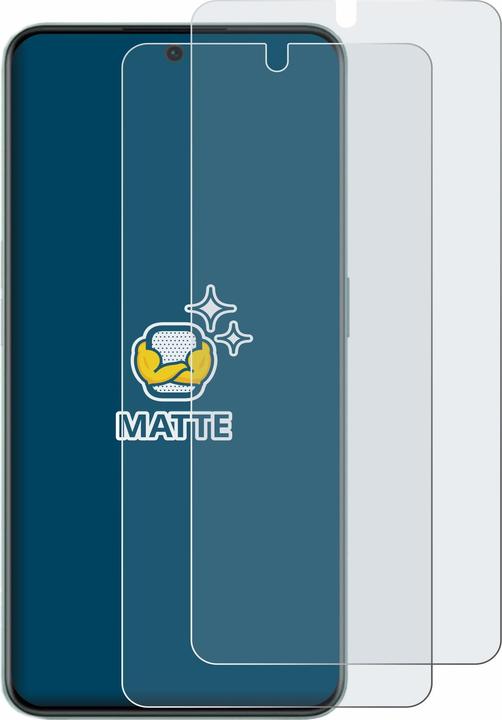 Actual product image BROTECT Anti-glare screen protector matt (2 Piece, OnePlus 10T)