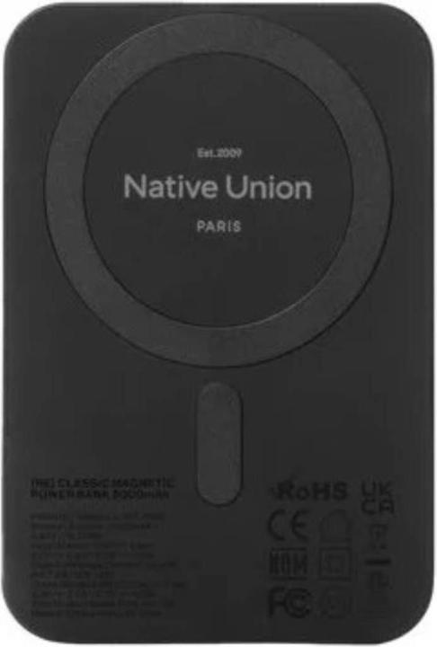 Image du produit Native Union (Re)Classic Power Bank - banque d'alimentation magnétique 5000 mAh (5000 mAh, 15 W)