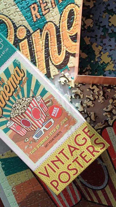Produktbild Tactic Puzzle 1000 Vintage: Retro-Kino (1000 Teile)