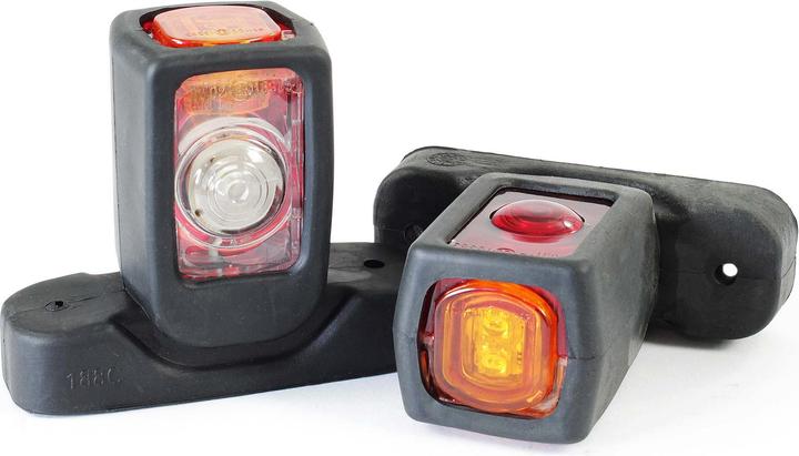 Image du produit Wiltec Feu de Gabarit 2x4 LED Feu de position Remorque Feu d’encombrement Latéral Camion Véhicule