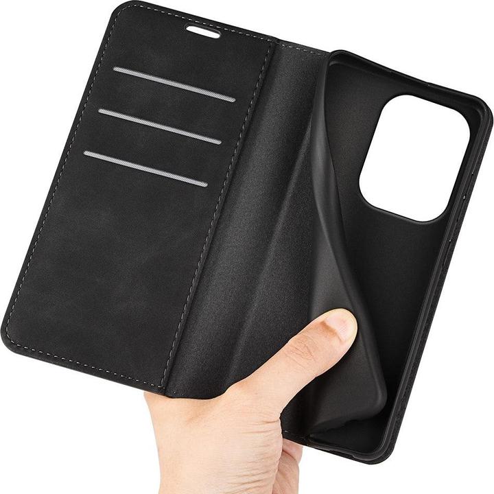 Produktbild Cover-Discount Poco M6 Pro / Redmi Note 13 Pro 4G - Stand Case schwarz (Xiaomi Redmi Note 13 Pro 4G)