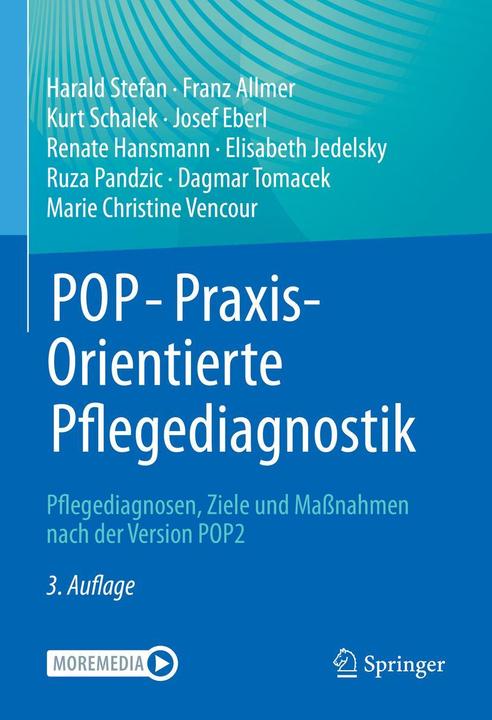Produktbild POP - PraxisOrientierte Pflegediagnostik (Deutsch, Josef Eberl, Ruza Pandzic, Dagmar Tomacek, Stefan, Franz/Schalek, Marie Christine Vencour, Renate Hansmann, Harald/Allmer, Elisabeth Jedelsky, 2022)