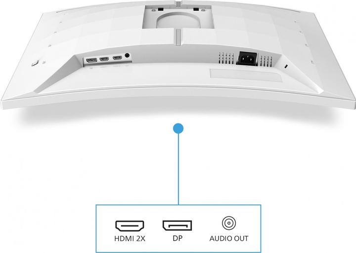 Immagine prodotto Philips Evnia 27M2C5501 - Monitor da gioco curvo QHD da 27 pollici, bianco (2560 x 1440 pixel, 27")