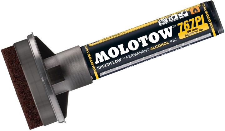 Actual product image Molotow Felt pen Speedflow Chemical Bck 767PI 60mm (Copper black, 60 mm, 1 x)