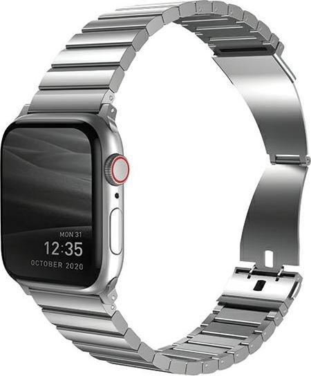 Productafbeelding Uniq pasek Strova Apple Watch 42/44/45/ 49mm Series 1/2/3/4/5/6/7/8/SE/SE2/Ultra roestvrij staal sre (Roestvrij staal)