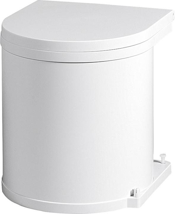 Produktbild Wesco Einbau-Abfalleimer 11 l 30cm weiss