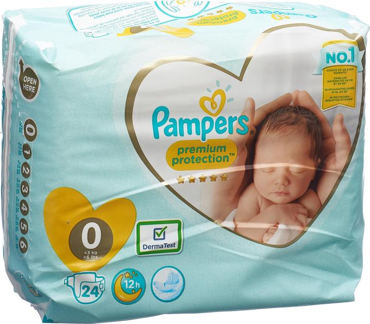 Produktbild Pampers New Baby Micro (Gr. 0, Tragepack, 24 Stück)