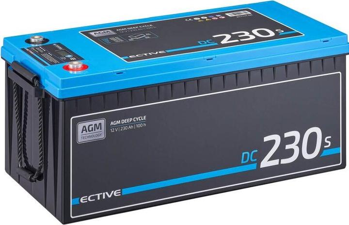Produktbild Ective Deep Cycle AGM Versorgungsbatterie 12V 230Ah m Display Batterie Wohnmobil (12 V, 230 Ah)