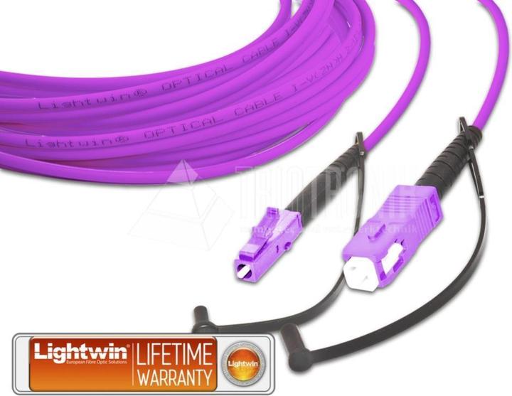 Actual product image Wirewin High quality simplex fibre optic patch cable, MM OM4, LC
