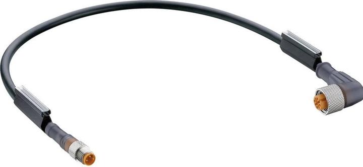 Belden 11868-1 Sensor/actuator connector, assembled M12 plug, straight