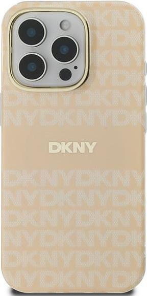 Immagine prodotto DKNY DKHMP16XHRHSEP Custodia rigida iPhone 16 Pro Max 6.9" różowy/rosa con motivo a righe ripetuto (Apple iPhone 16 Pro Max)