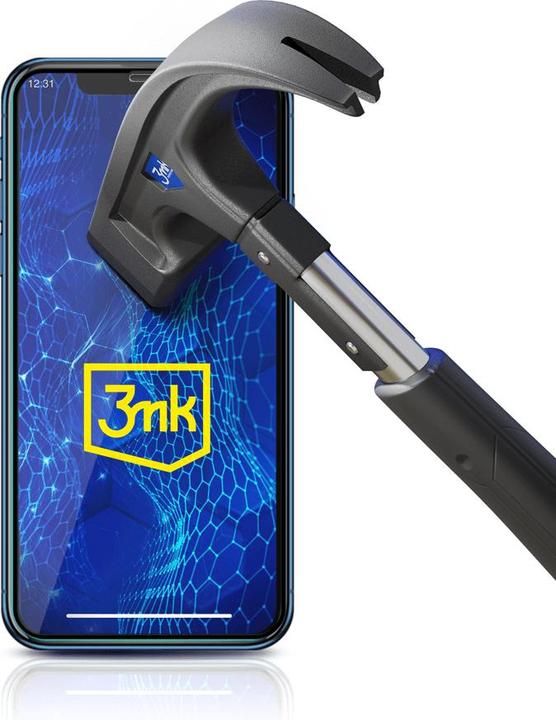 Image du produit 3MK HardGlass Max Lite for iPhone Xr / 11 black frame (1 pièce(s), Apple iPhone XR)