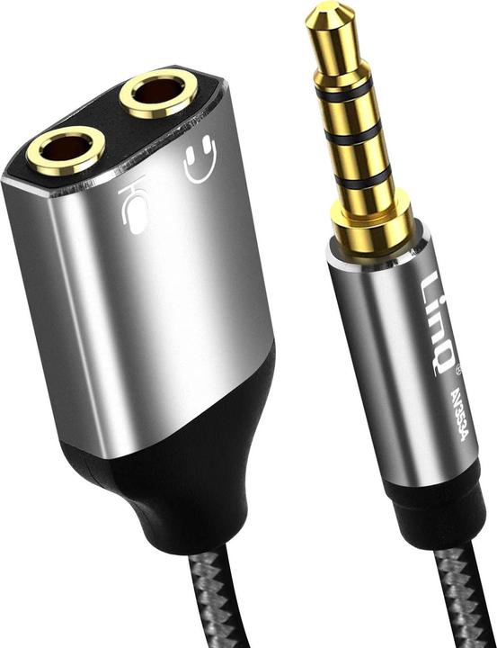 LinQ AV3534 Audiosplitter (3.5mm Klinke, 3.5mm Klinke)
