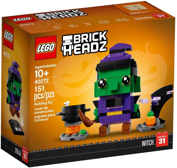 Actual product image LEGO BrickHeadz - Halloween Witch (40272, LEGO Brickheadz)