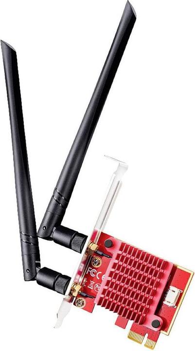 Actual product image Cudy WE3000S. Built-in. Transmission technology: Wireless, Host interface: PCI Express, Interface: WL (Mini PCI Express)