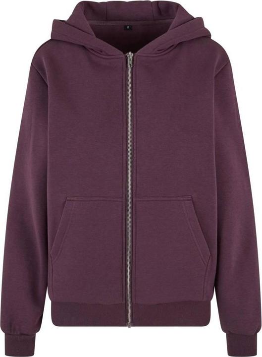 Build Your Brand Hoodie mit durchgehendem Reissverschluss