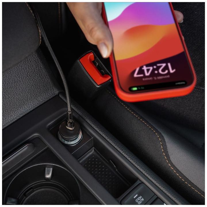 Image du produit Fixed Hurtig Biloplader USB-C 20W PD Sort (20 W)