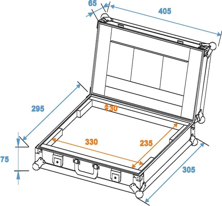 Image du produit Roadinger LaptopCase LC13 maximum 325x230x30mm (Universel)