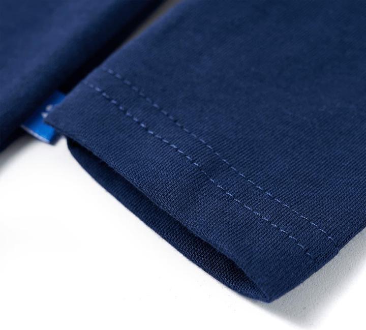 Immagine prodotto VidaXL Camicia da bambino a maniche lunghe blu navy 92,Materiale: 100 (92)