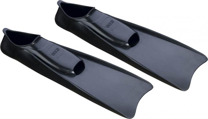 Beco Unisex – Erwachsene Silikon Kurzflossen-9910 Kurzflosse, schwarz, 44/45 (44, 45)