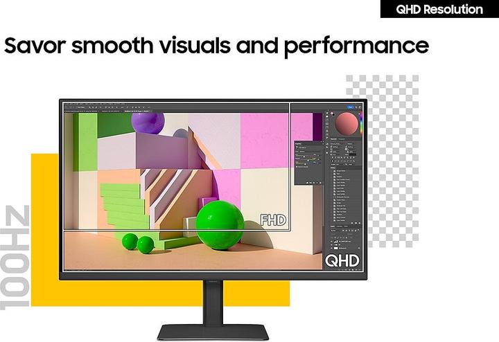 Produktbild Samsung ViewFinity S6 - S60D (2560 x 1440 Pixel, 24")