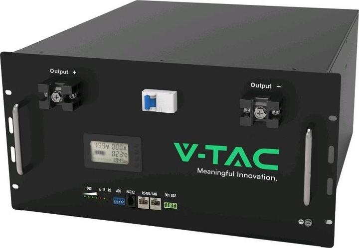 V-TAC VT48200B LithiumSpeicherbatterie für Photovoltaik48 V, 200 Ah, 96kWh (48 V, 200 Ah)