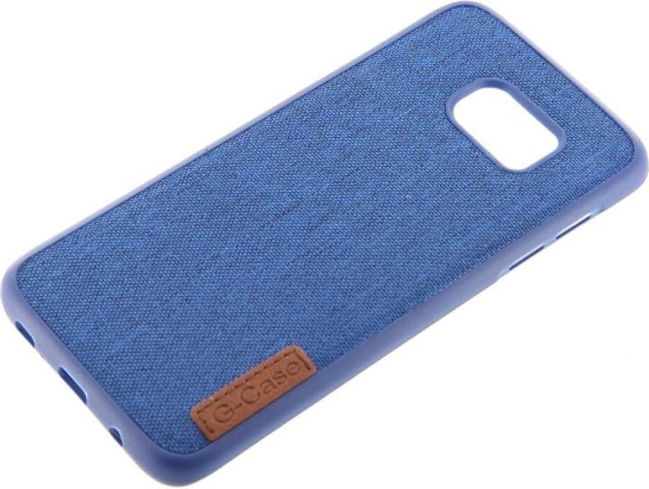 Produktbild OEM Silicone Case Textile for Samsung S6 blue (Samsung Galaxy S6)